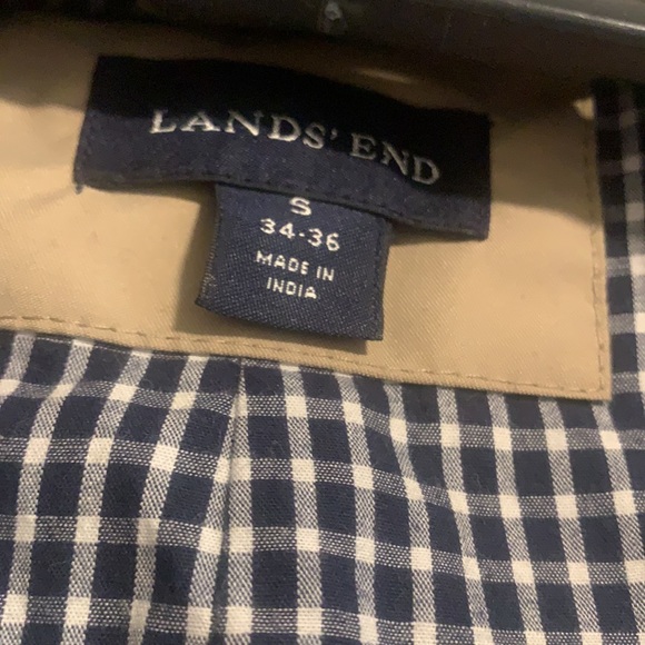 Land’s End trench coat size small - Picture 3 of 4
